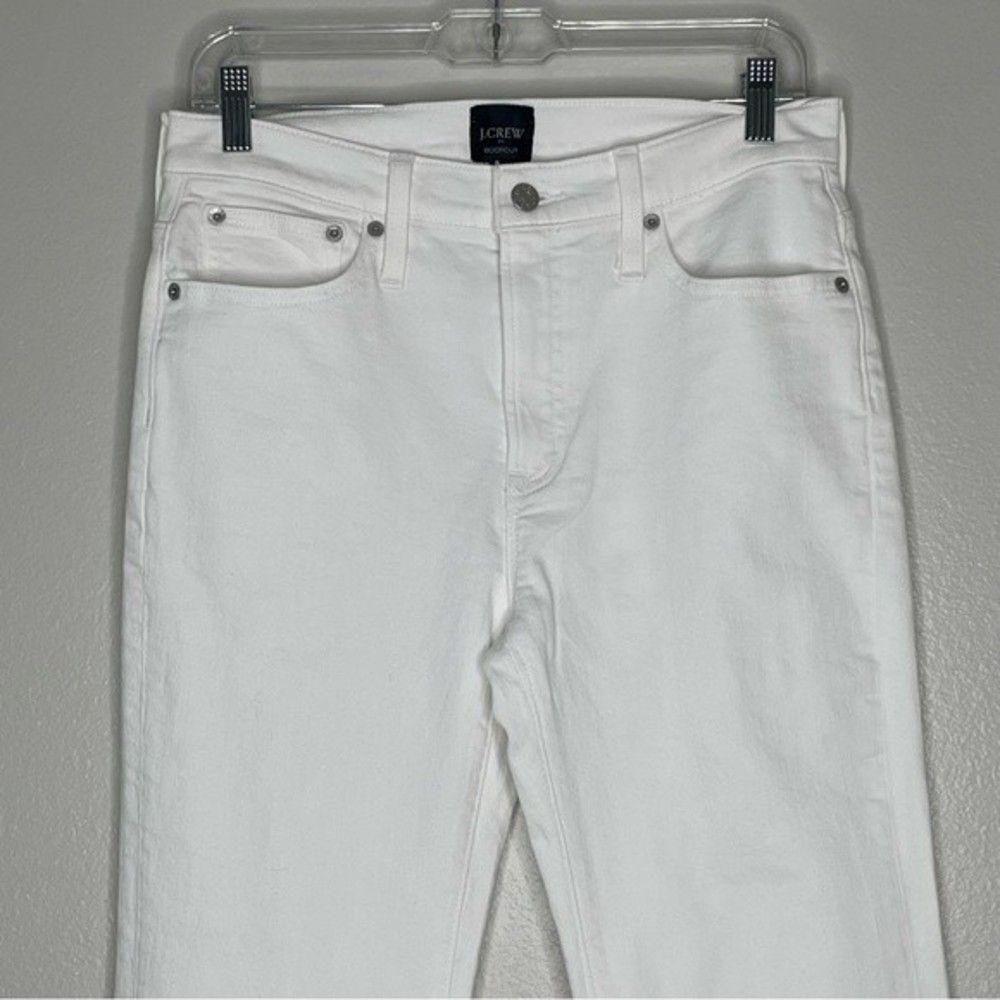 J. Crew Women's White Bootcut Jeans In All Day Stretch Size 28 - Picture 4 of 12